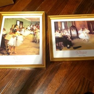 Degas Dance Class Framed Print Set